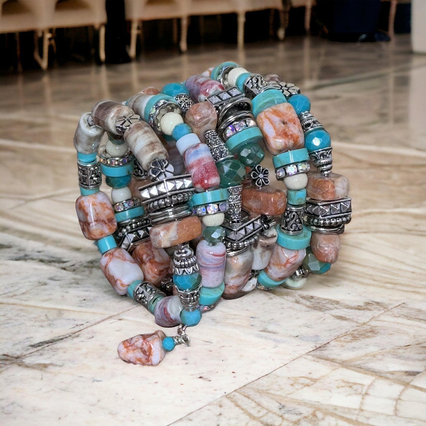 May I Have This Dance Wire Wrap Bracelet