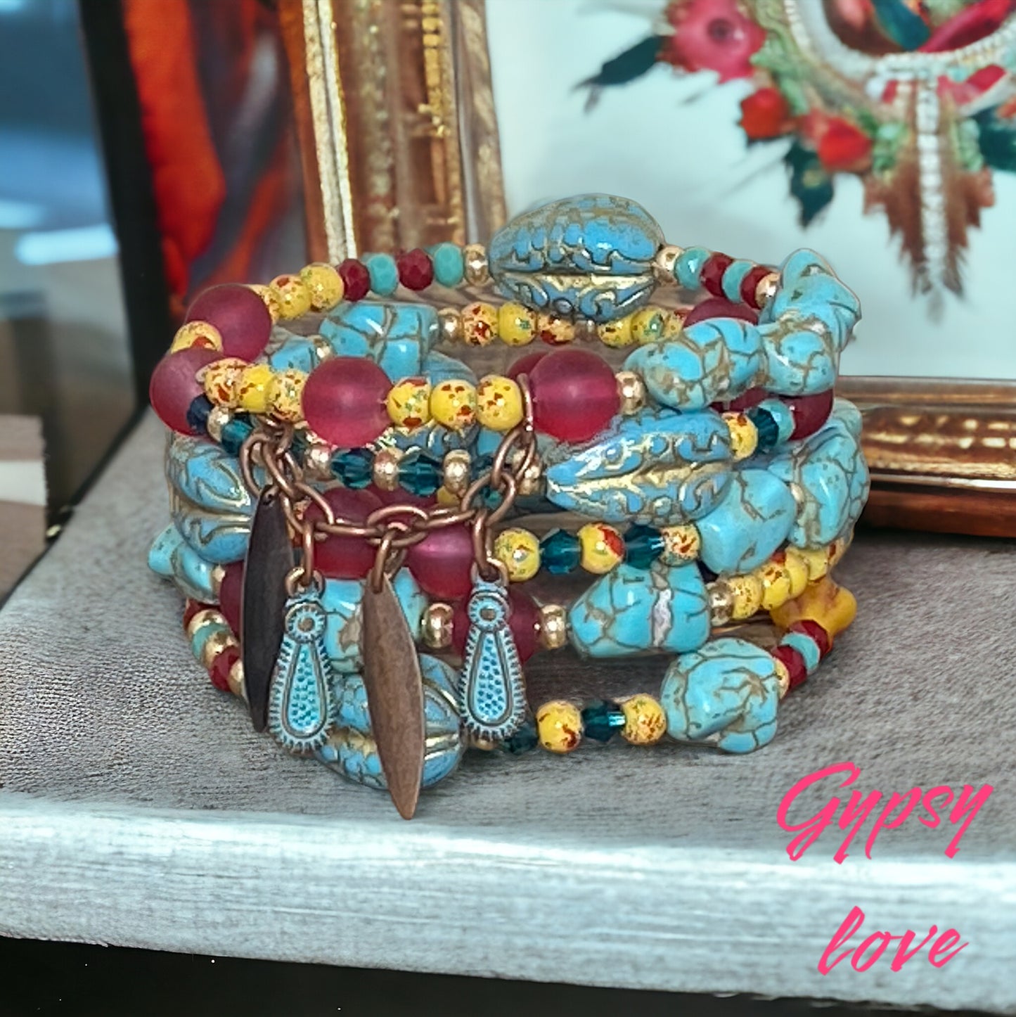 Gypsy Love Wire Wrap Bracelet