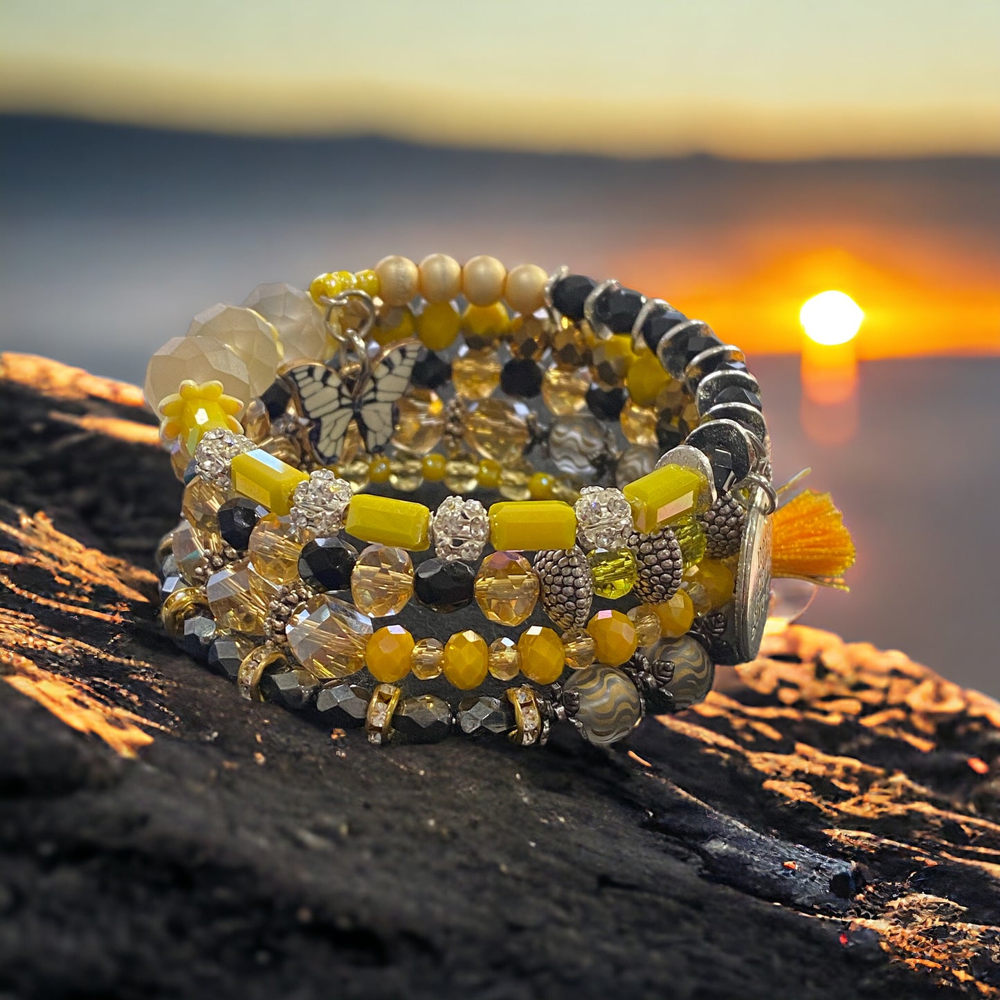 Sunny Daze Wire Wrap Bracelet