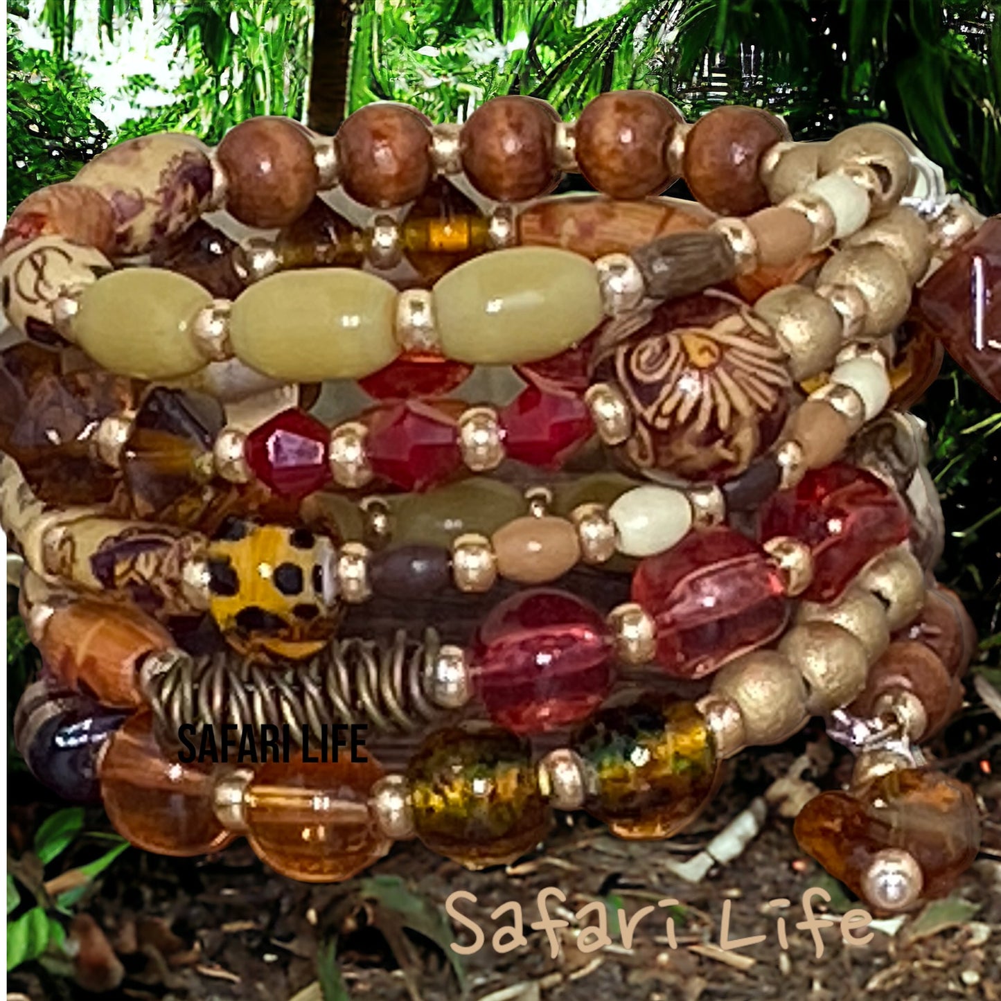 Safari Life Wire Wrap Bracelet