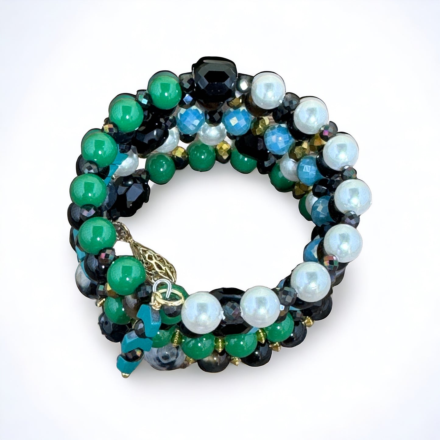 Art Deco Wire Wrap Bracelet