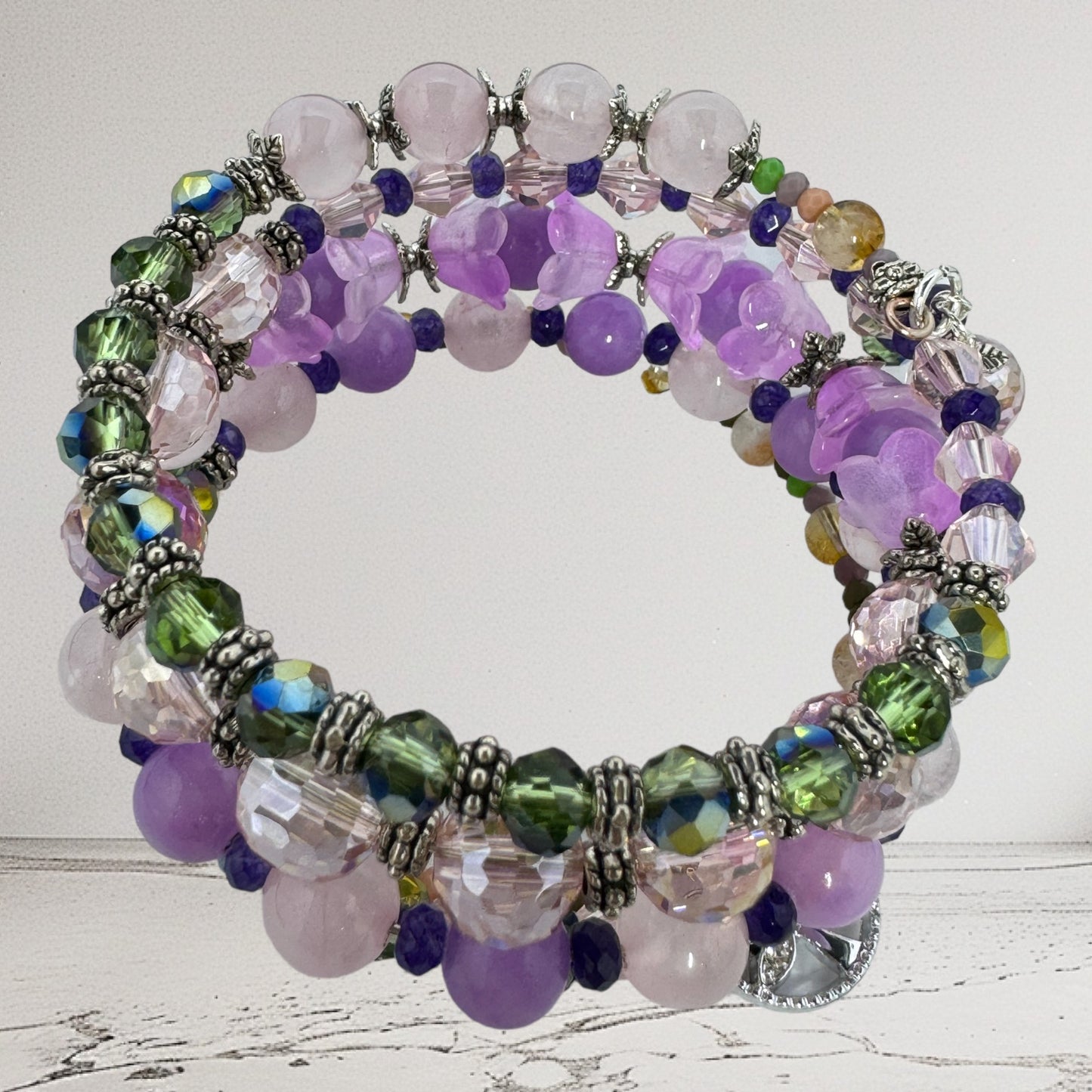 Blooming Branches Wire Wrap Bracelet
