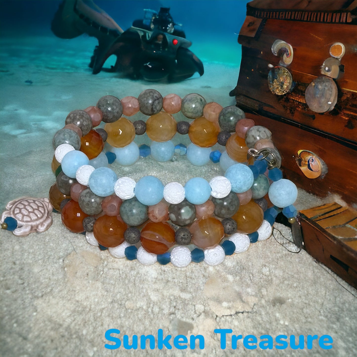 Sunken Treasure Wire Wrap Bracelet
