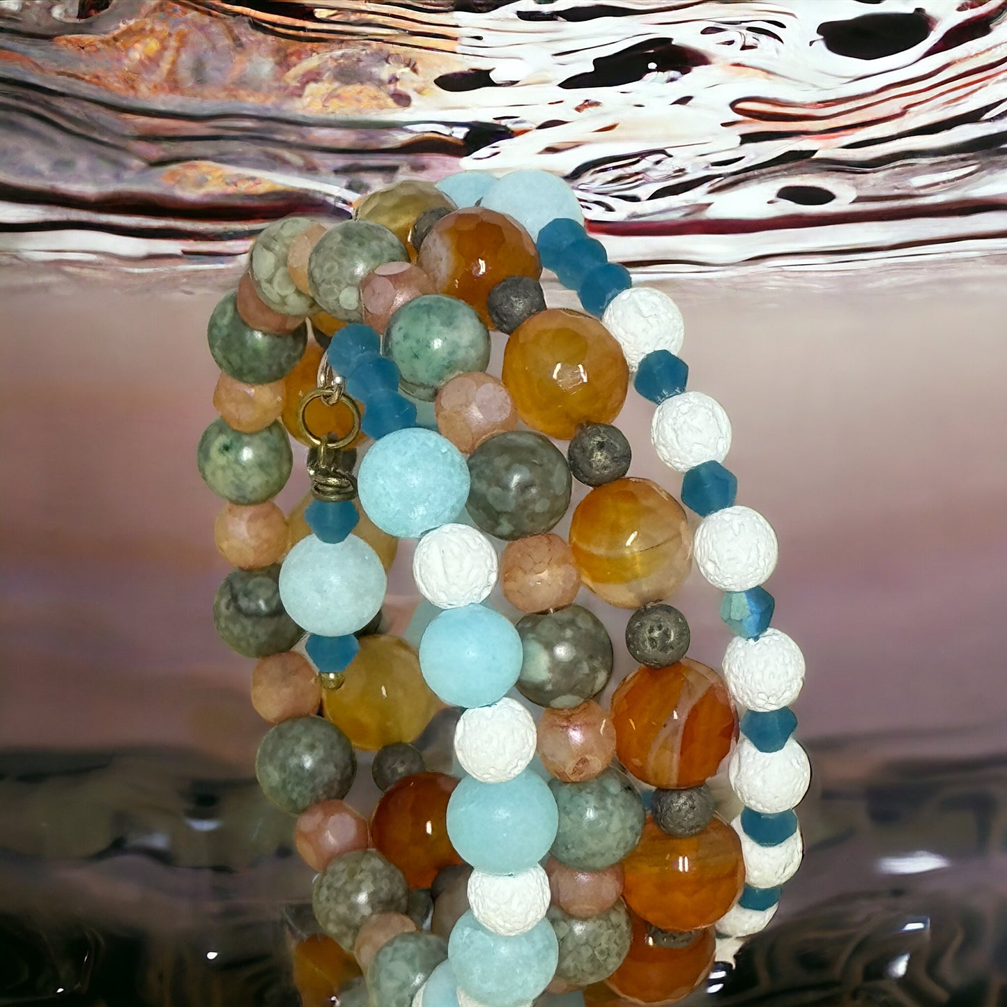 Sunken Treasure Wire Wrap Bracelet