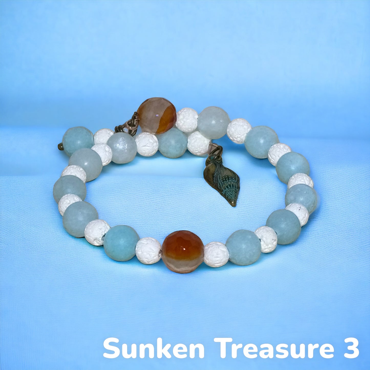 Sunken Treasure 3 Wire Wrap Bracelet