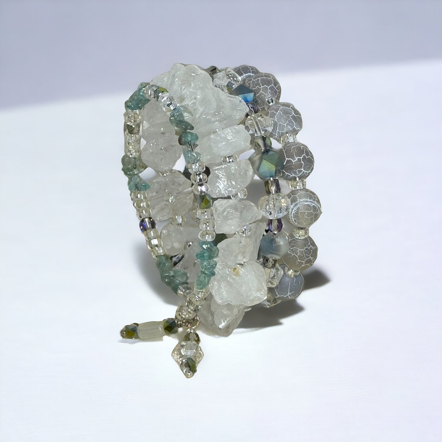 Cloudburst Wire Wrap Bracelet