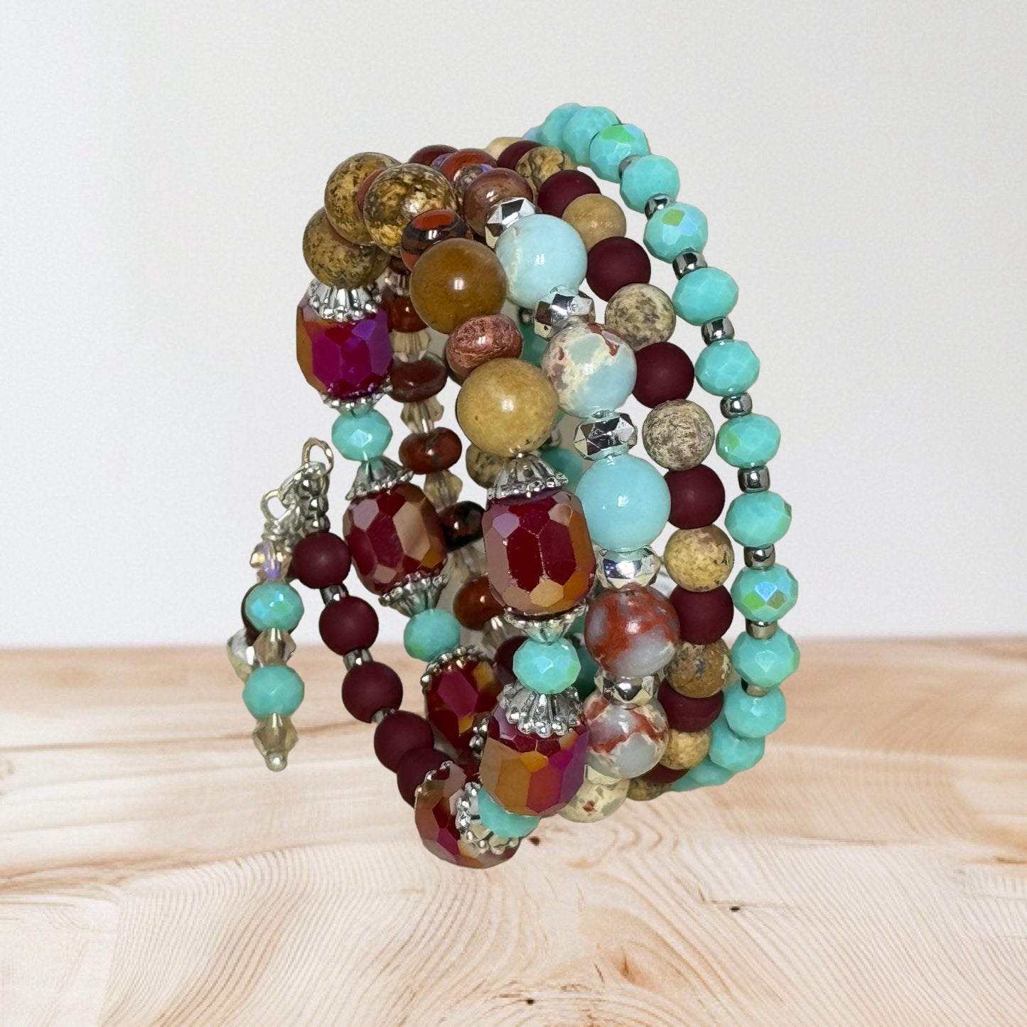 Desert Sands Wire Wrap Bracelet