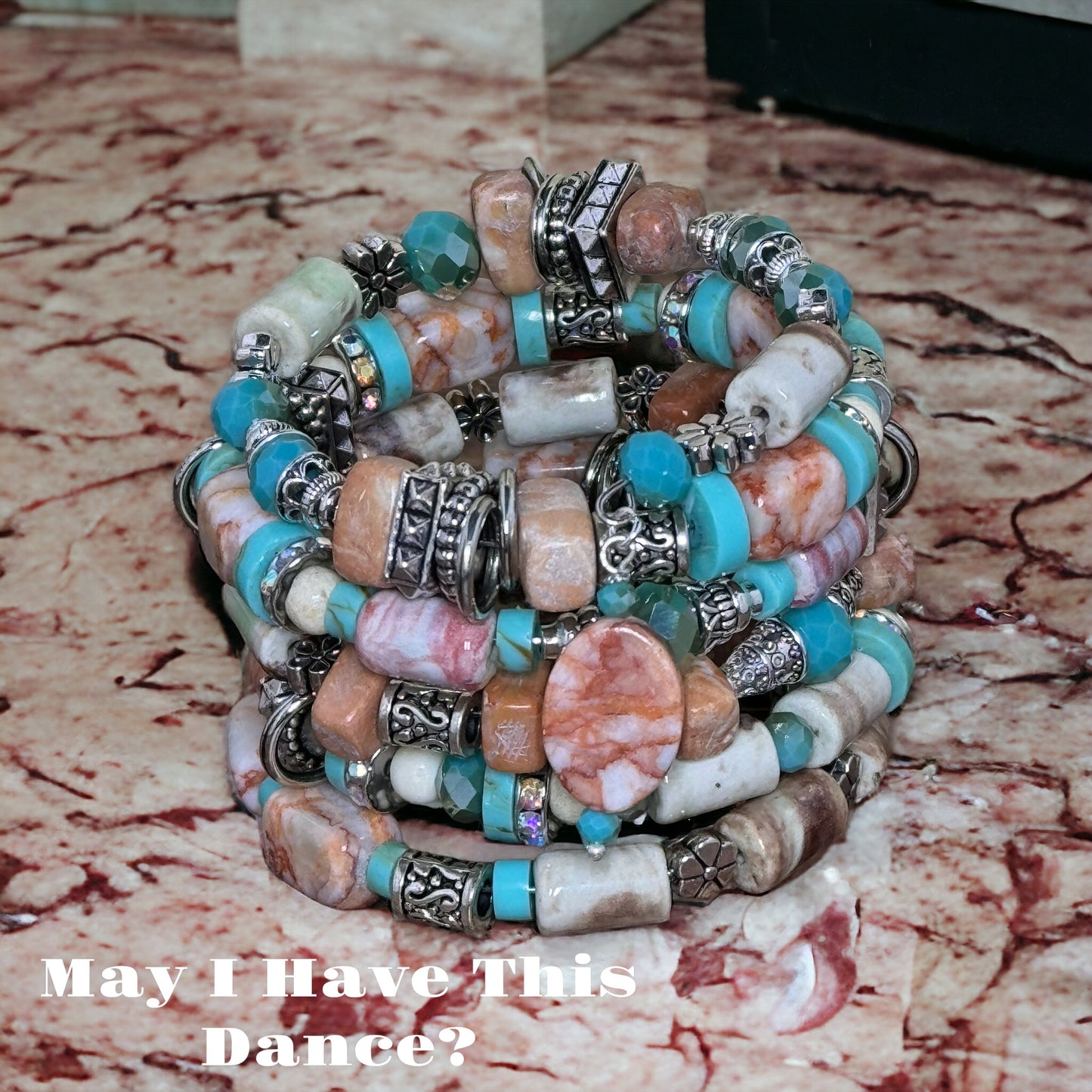 May I Have This Dance Wire Wrap Bracelet