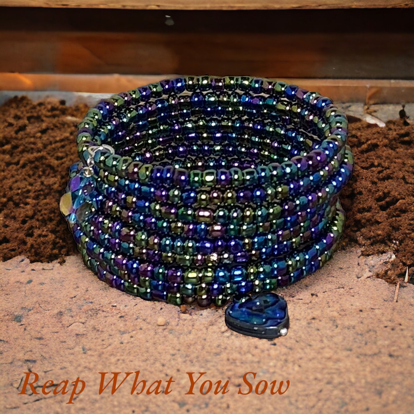 Reap What You Sow Wire Wrap Bracelet