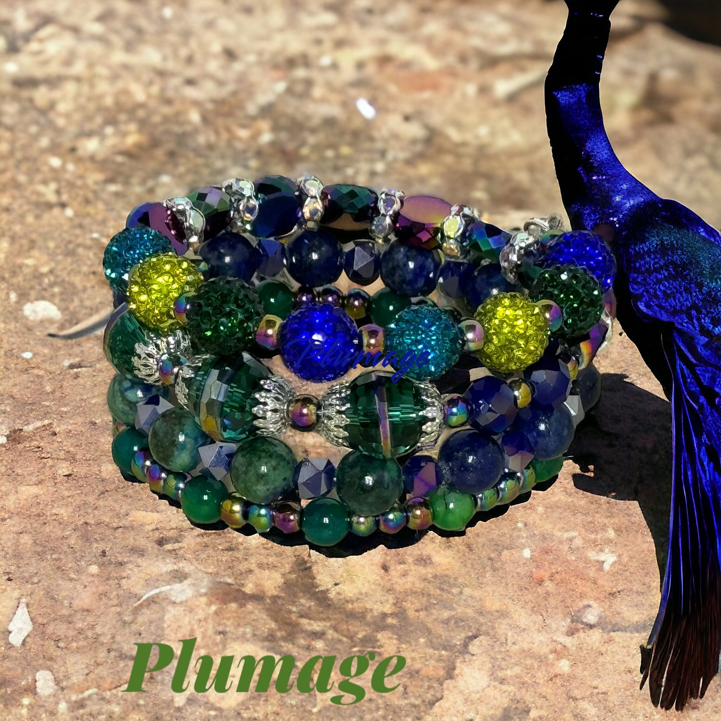 Plumage Wire Wrap Bracelet