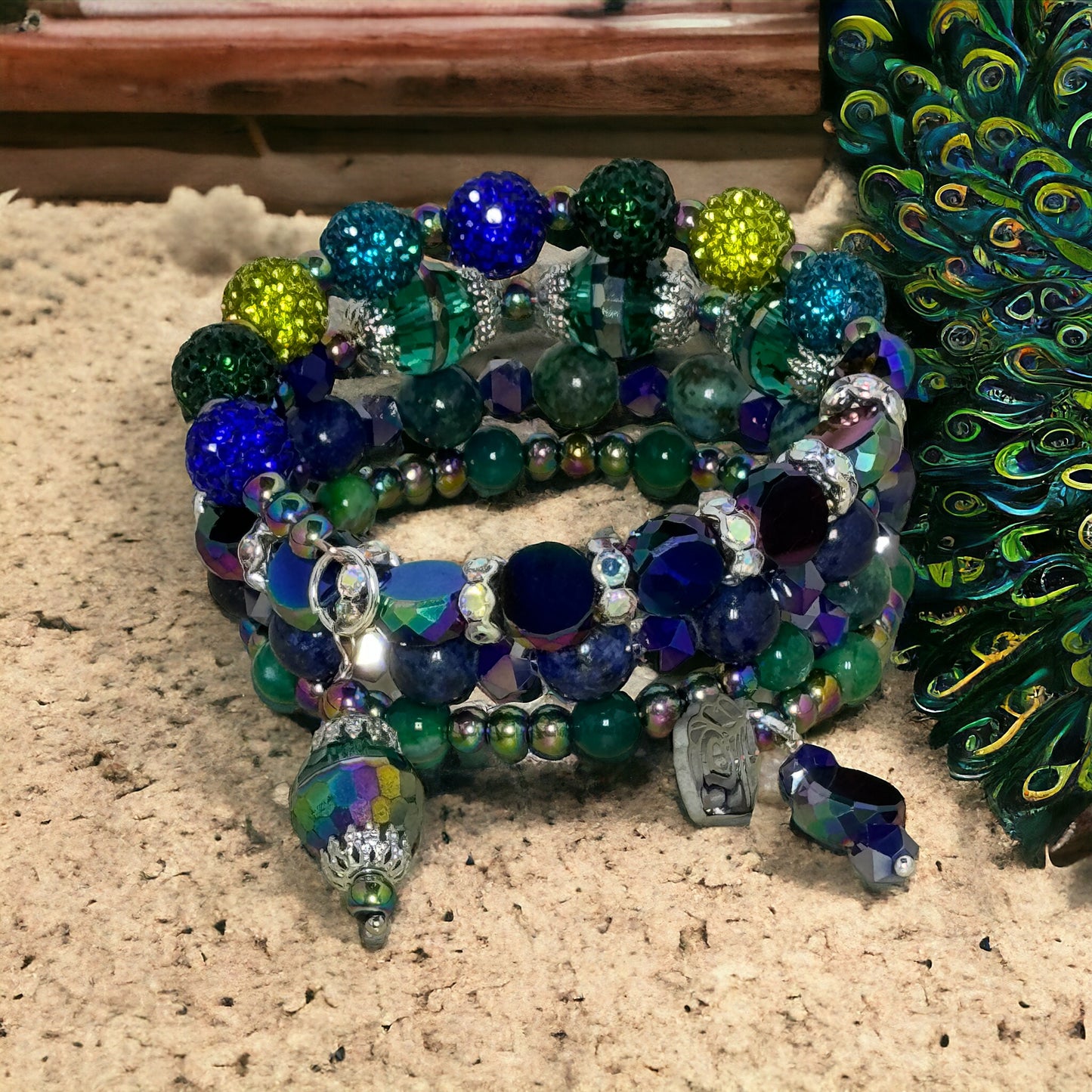 Plumage Wire Wrap Bracelet