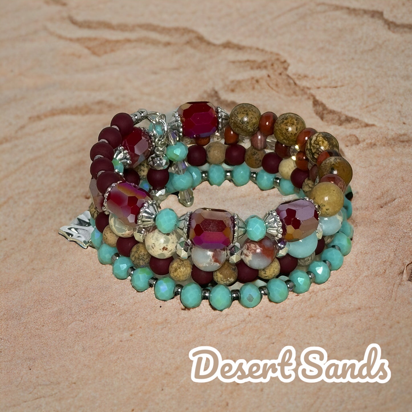 Desert Sands Wire Wrap Bracelet